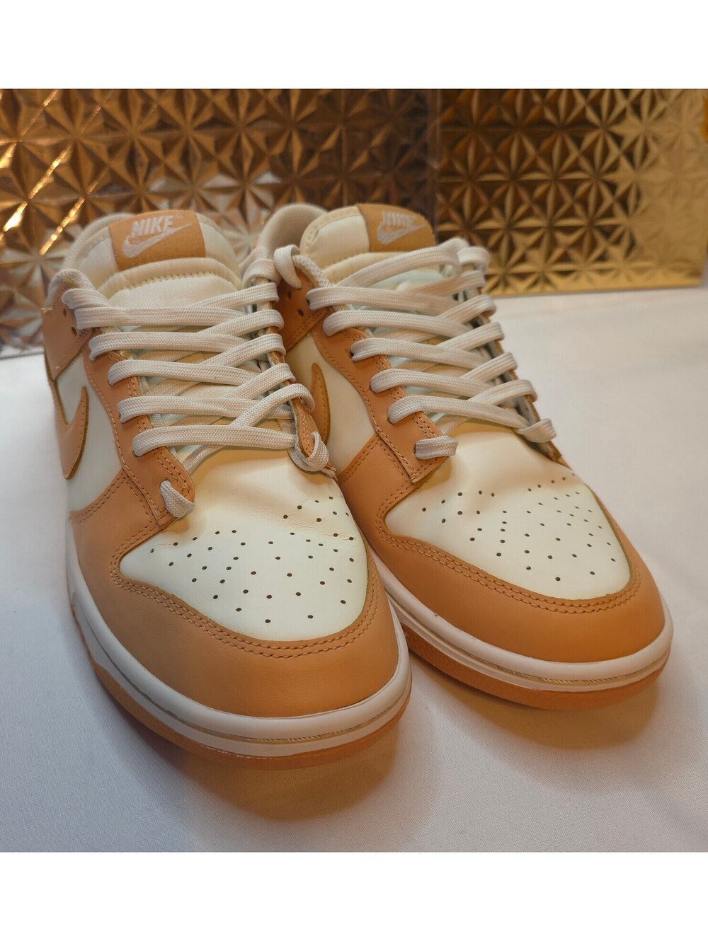 Womens size 10 Nike Dunk Low "Harvest Moon" colorway